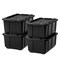 IRIS USA 27Gal Heavy-Duty Storage Plastic Bin Tote Container for Garage with Durable Lid